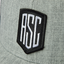 Richardson Wool Blend Flat Bill Trucker Cap with ASC embroidered patch - Heather Gray / Black