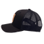ASC Leather Patch Mesh Trucker Cap solid BLACK