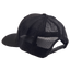 ASC Leather Patch Mesh Trucker Cap solid BLACK