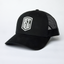 ASC PVC Patch - Trucker Cap solid BLACK