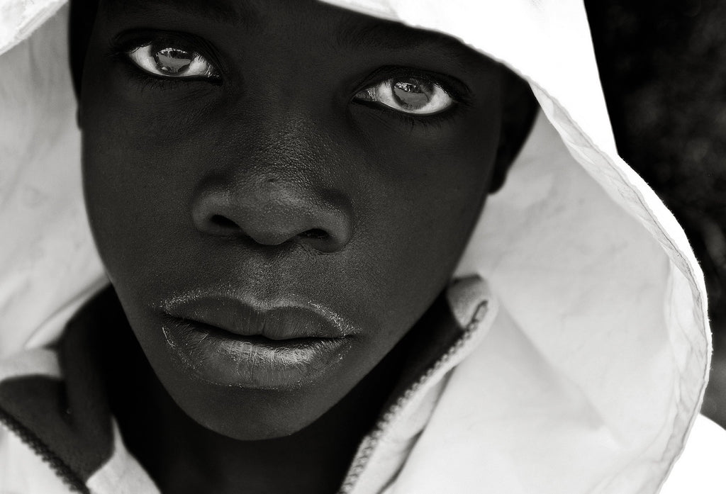 Jacek Laskus, ASC • Young Boy With a White Hood, Rwanda